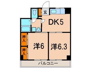 ザ３・４・４ビルの物件間取画像